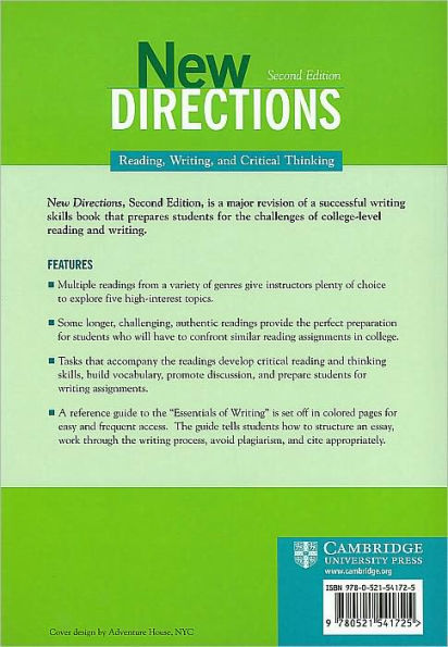 New Directions: Reading, Writing, and Critical Thinking / Edition 2