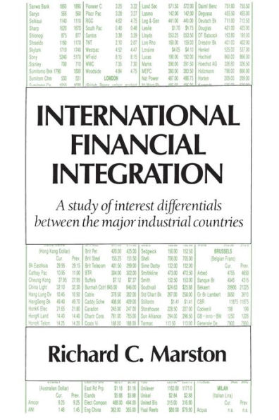 International Financial Integration: A Study of Interest Differentials between the Major Industrial Countries