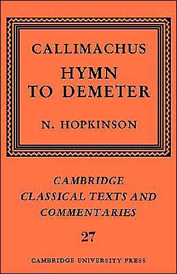 Callimachus: Hymn to Demeter