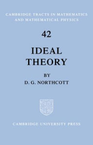 Title: Ideal Theory, Author: D. G. Northcott