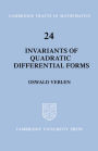 Invariants of Quadratic Differential Forms (Cambridge Tracts in Mathematics and Mathematical Physics Series No.24)