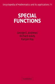 Title: Special Functions, Author: George E. Andrews