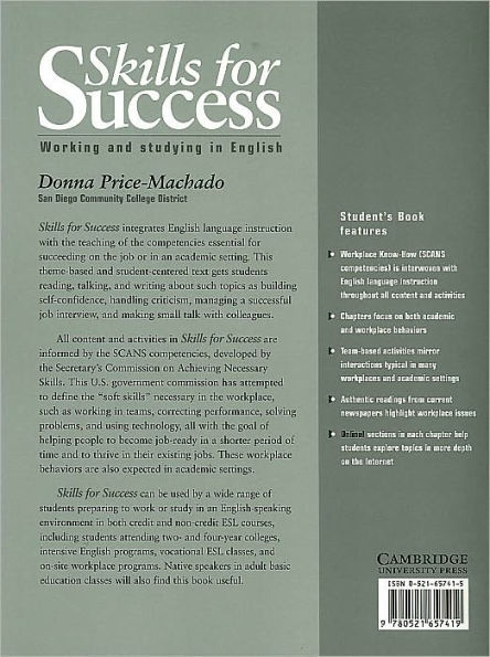 Skills for Success Teacher's Manual