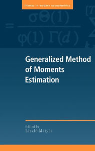 Title: Generalized Method of Moments Estimation, Author: Laszlo Matyas