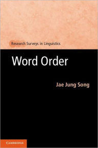 Title: Word Order / Edition 1, Author: Jae Jung Song