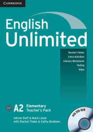 English Unlimited Elementary Teacher's Book with DVD-ROM