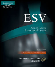 Title: ESV Aquila Wide Margin Reference Bible, Black Goatskin Leather Edge-lined, Red-letter Text, ES746:XRME, Author: Cambridge University Press