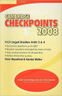 Cambridge Checkpoints VCE Legal Studies Units 3&4 2008