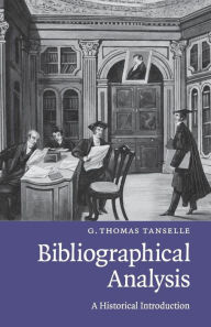 Bibliographical Analysis / Edition 1