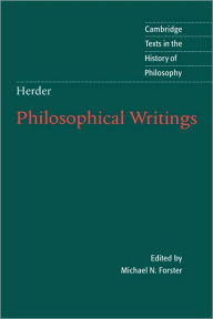 Herder: Philosophical Writings