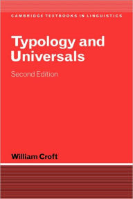 Title: Typology and Universals, Author: William Croft