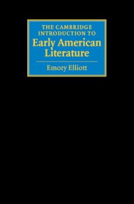 Title: The Cambridge Introduction to Early American Literature, Author: Emory Elliott