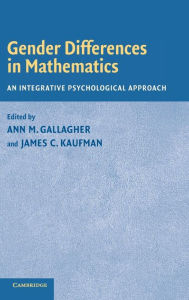 Title: Gender Differences in Mathematics: An Integrative Psychological Approach, Author: Ann M. Gallagher