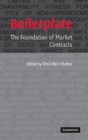Boilerplate: The Foundation of Market Contracts