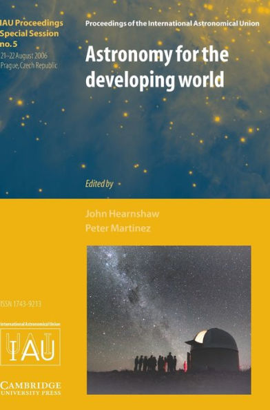 Astronomy for the Developing World (IAU XXVI GA SPS5)