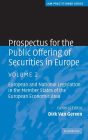 Prospectus for the Public Offering of Securities in Europe: European and National Legislation in the Member States of the European Economic Area