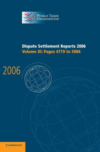 Dispute Settlement Reports 2006: Volume 11, Pages 4719-5084