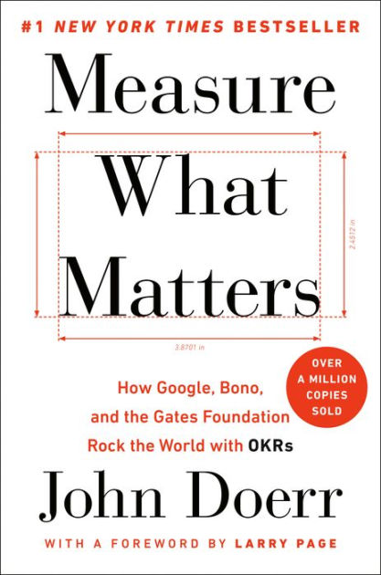 Measure What Matters: How Google, Bono, and the Gates Foundation Rock the  World with OKRs|Hardcover