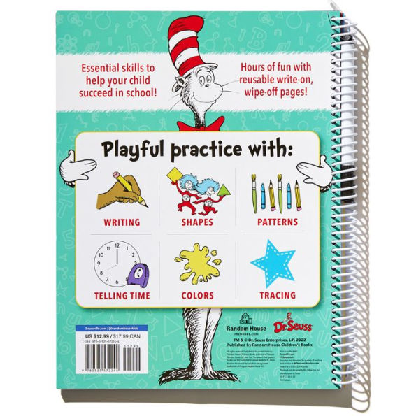 Dr. Seuss Wipe-Clean Workbook: Learning Fun: Activity Workbook for Ages 3-5