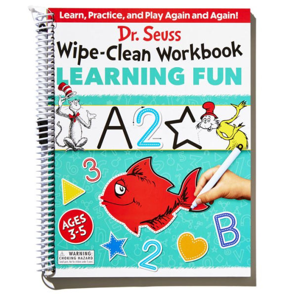 Dr. Seuss Wipe-Clean Workbook: Learning Fun: Activity Workbook for Ages 3-5