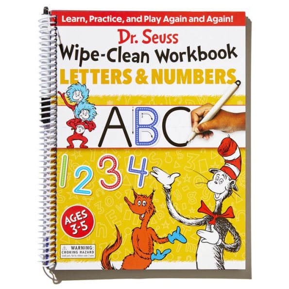 Dr. Seuss Wipe-Clean Workbook: Letters and Numbers: Activity Workbook for Ages 3-5