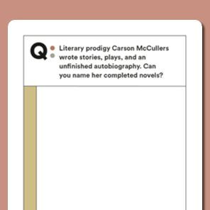 Literary Listblitz: A Trivia Game Where You List to Win