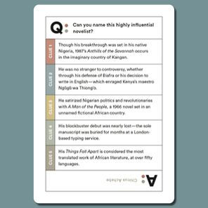 Literary Listblitz: A Trivia Game Where You List to Win