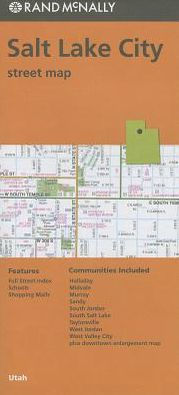 Salt Lake City Streets Utah Map