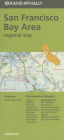 Folded Map San Fran Bay CA Regional