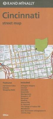 Rand McNally Folded Map: Cincinnati Street Map