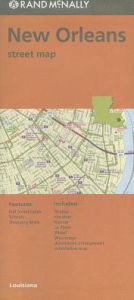 Folded Map New Orleans/Hammond/Ponchat La Streets