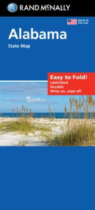 Title: Alabama State Map Easy to Fold, Author: 