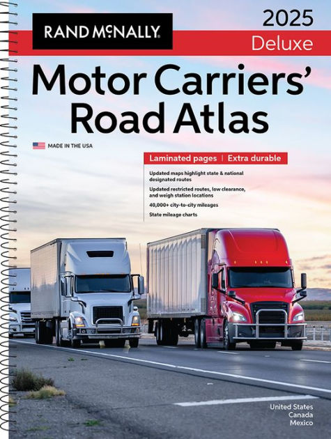 Road Atlas 2025年版 Large Scale Rand McNally Road Atlas Large Scale 2025: United States