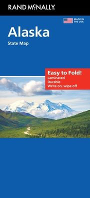 Alaska Easy to Fold State Map