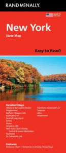 Title: New York Easy to Read State Map, Author: Rand McNally