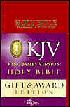 KJV Gift and Award Bible: King James Version, red imitation leather