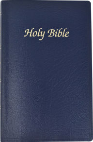 First Communion Bible: New American Bible (NAB), navy imitation leather