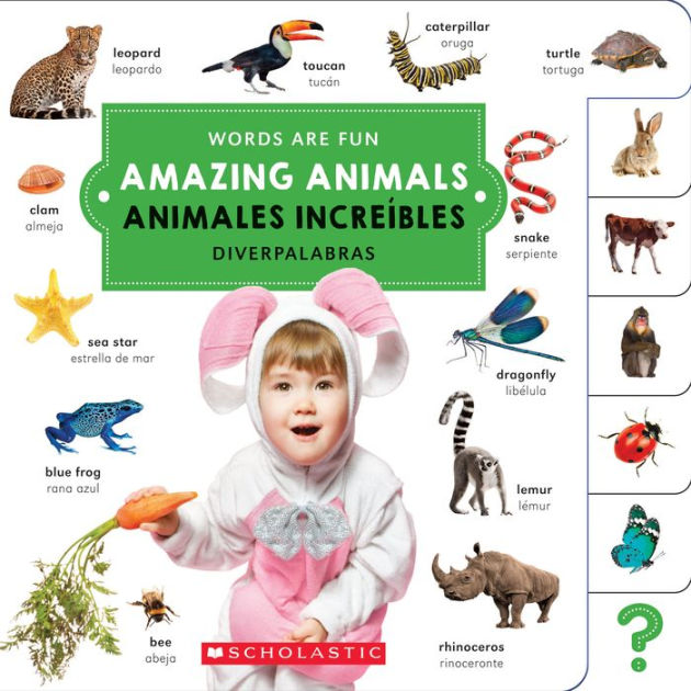 Amazing Animals/ Animales increíbles (Words Are Fun/Diverpalabras) by  Scholastic, Board Book | Barnes & Noble®