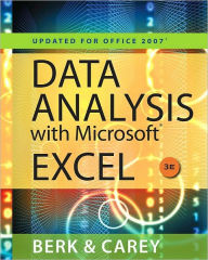 Data Analysis with Microsoft Excel: Updated for Office 2007 / Edition 3
