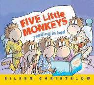 Five Little Monkeys Reading in Bed Board Book