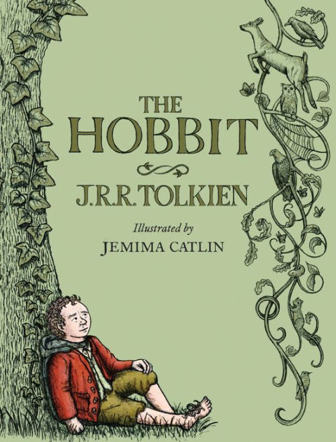 The Hobbit: Illustrated Edition By J. R. R. Tolkien, Jemima Catlin ...