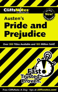 CliffsNotes on Austen's Pride and Prejudice