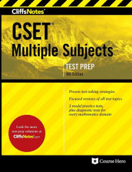 Title: Cliffsnotes CSET Multiple Subjects: 4th Edition (Revised), Author: Btps Testing
