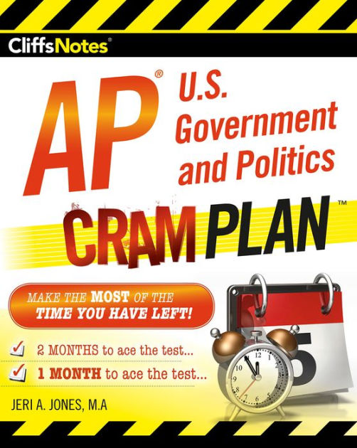 CliffsNotes AP U.S. Government and Politics Cram Plan by Jeri A. Jones