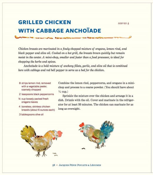 Jacques Pépin Poulets & Légumes: My Favorite Chicken & Vegetable Recipes