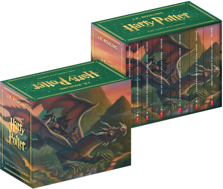 Harry Potter Paperback Boxed Set, Books 17 by J. K. Rowling, Mary