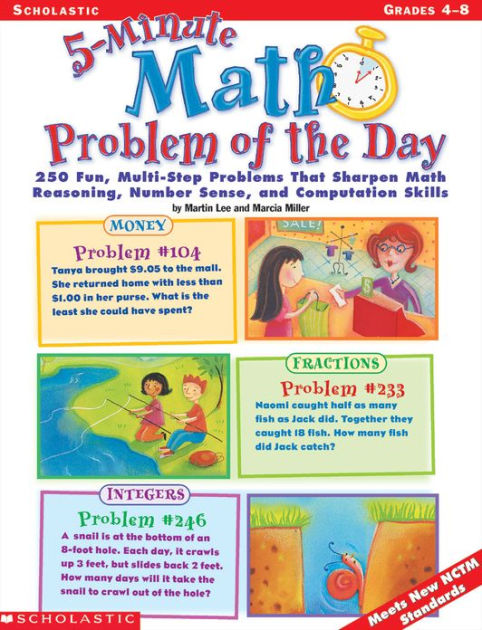 5-Minute Math Problem of the Day: 250 Fun, Multi-Step Problems That