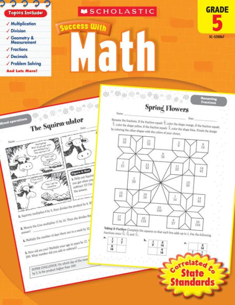 Scholastic Success with Math, Grade 5