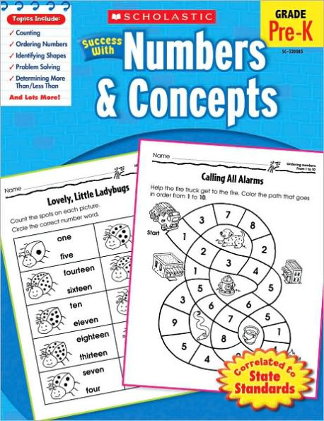 Scholastic Success with Numbers & Concepts