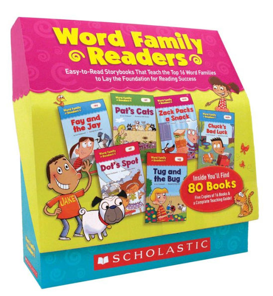 Word Family Readers Set: Easy-to-Read Storybooks That Teach the Top 16 Word Families to Lay the Foundation for Reading Success